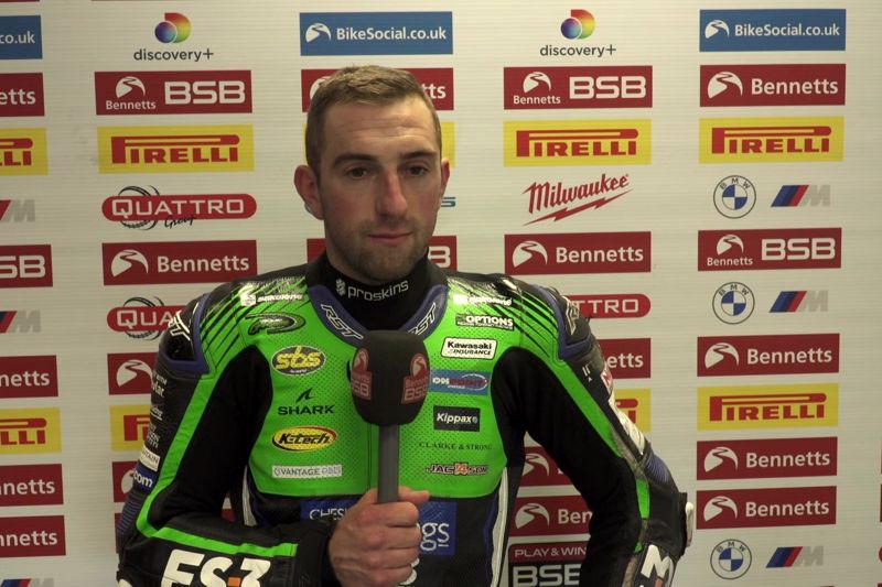 VIDEO: Podium reactions after Bennetts British Superbike race 2 at Oulton Park 