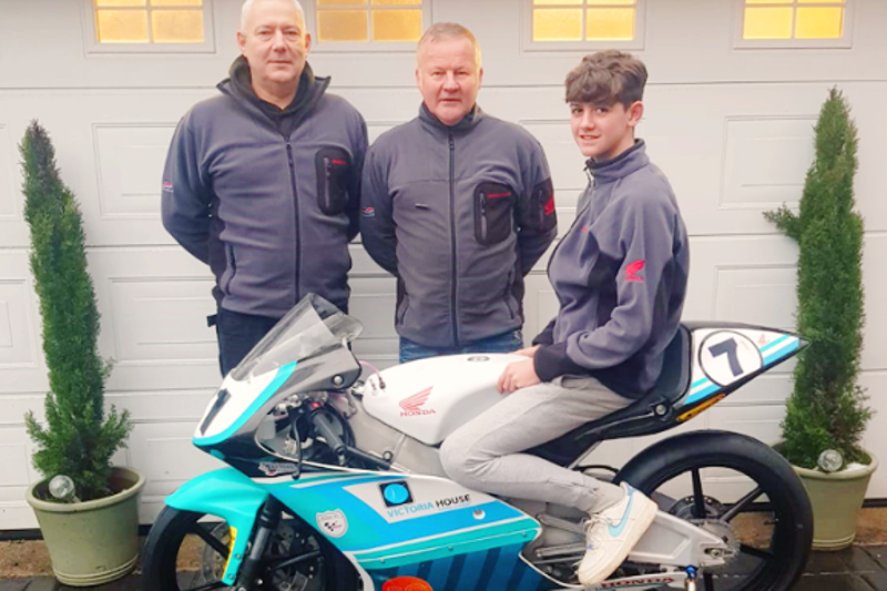 McCabe joins Mortimer Racing - Victoria House Academy team for 2023 Honda British Talent Cup campaign